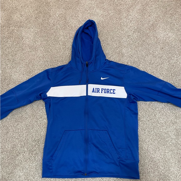 Nike Air Force Full Zip Hoodie Large - Picture 2 of 4